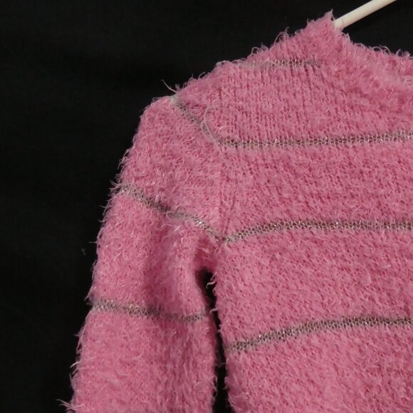 GEORGE | 6x | Pink Eyelash Knit Striped Soft and Comfy Sweater - Picture 3 of 16